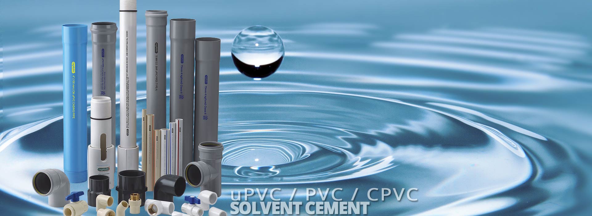 uPVC / PVC / CPVC Solvent Cement from Captain Pipes Ltd.